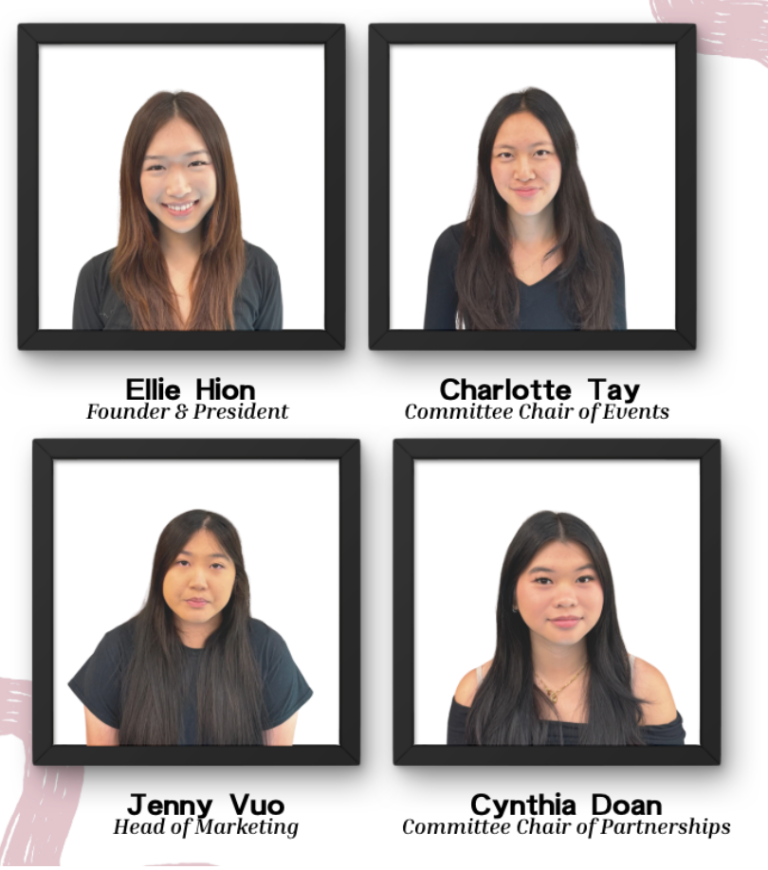 KareKit executive board: Ellie Hion, Charlotte Tay, Jenny Vuo, and Cynthia Doan
